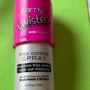 Samy Twisted Maximum Frizz Control Hair Spray Keratin Protein& UV Filters 3.3 OZ
